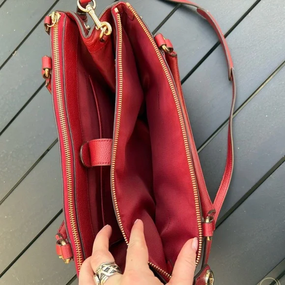 Red Coach Bag - Picture 5 of 7